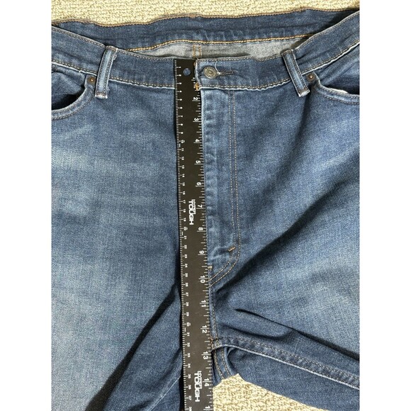 Levis Mens 541 Classic Straight Jeans Blue Stretch Medium Wash Denim 42 x 30 - Picture 7 of 8